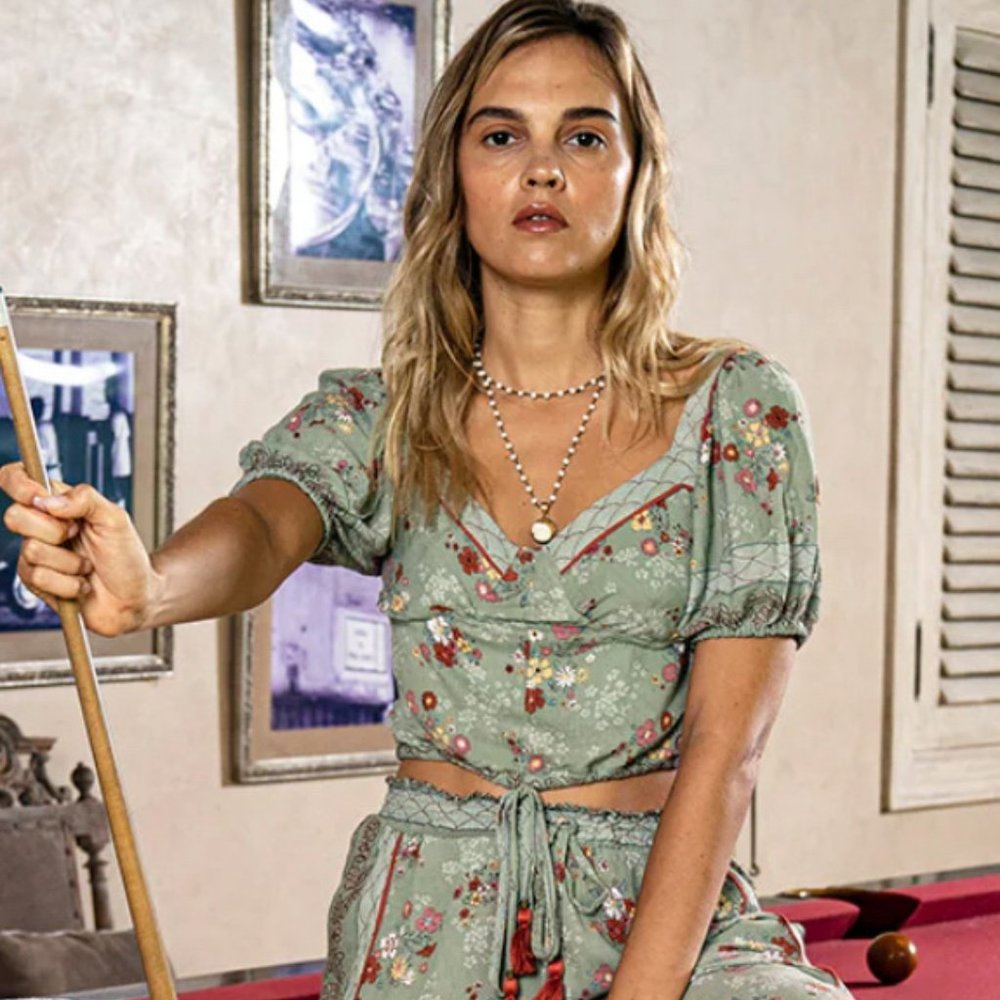 Annie Peasant Top Tulle & Batiste